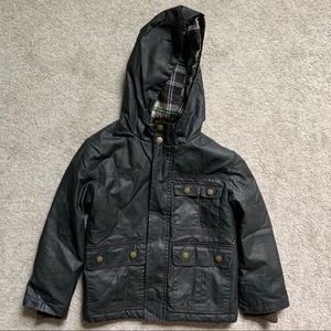 Circo Boys Waxed Mid Weight Rain Coat Jacket 5T